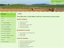 Tablet Screenshot of biolana.cz